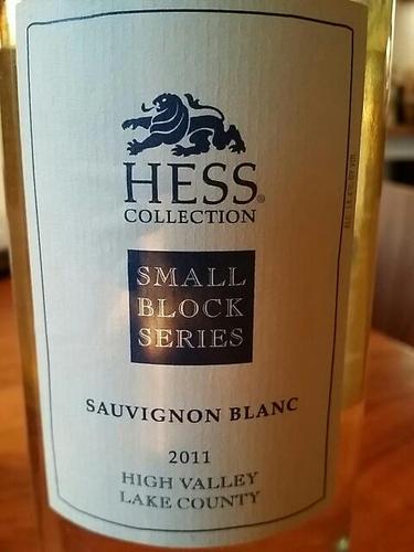 赫斯小区精选长相思干白Hess Small Block Series Sauvignon Blanc