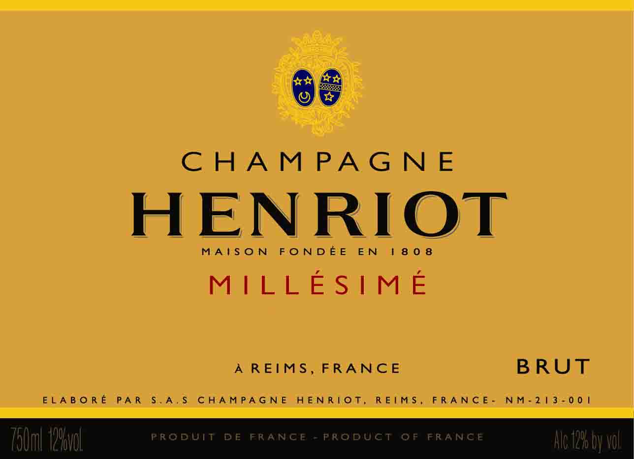 汉诺年份香槟Champagne Henriot Millesime