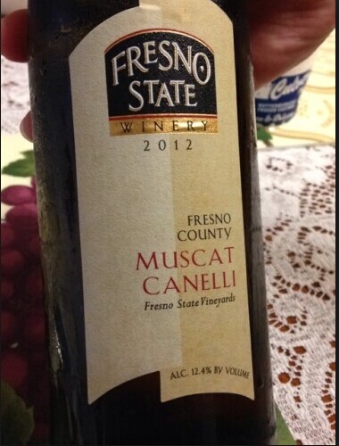 弗雷斯诺卡内利莫斯卡托干白Fresno State Winery Canelli Muscat