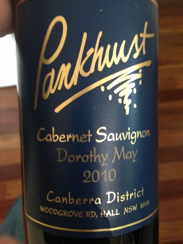 潘荷斯多萝西梅赤霞珠干红Pankhurst Dorothy May Cabernet Sauvignon