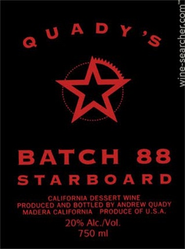 干河谷酒庄88批右舷甜红Quady Winery Batch 88 Starboard