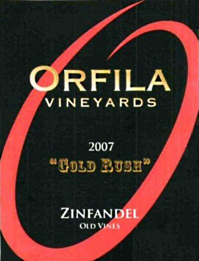 orfila gold rush zinfandel (california)