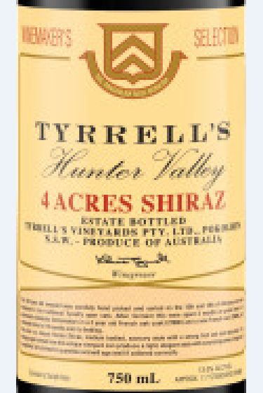天瑞圣地4英亩园西拉干红Tyrrell's Wines Sacred Sites 4 Acres Shiraz