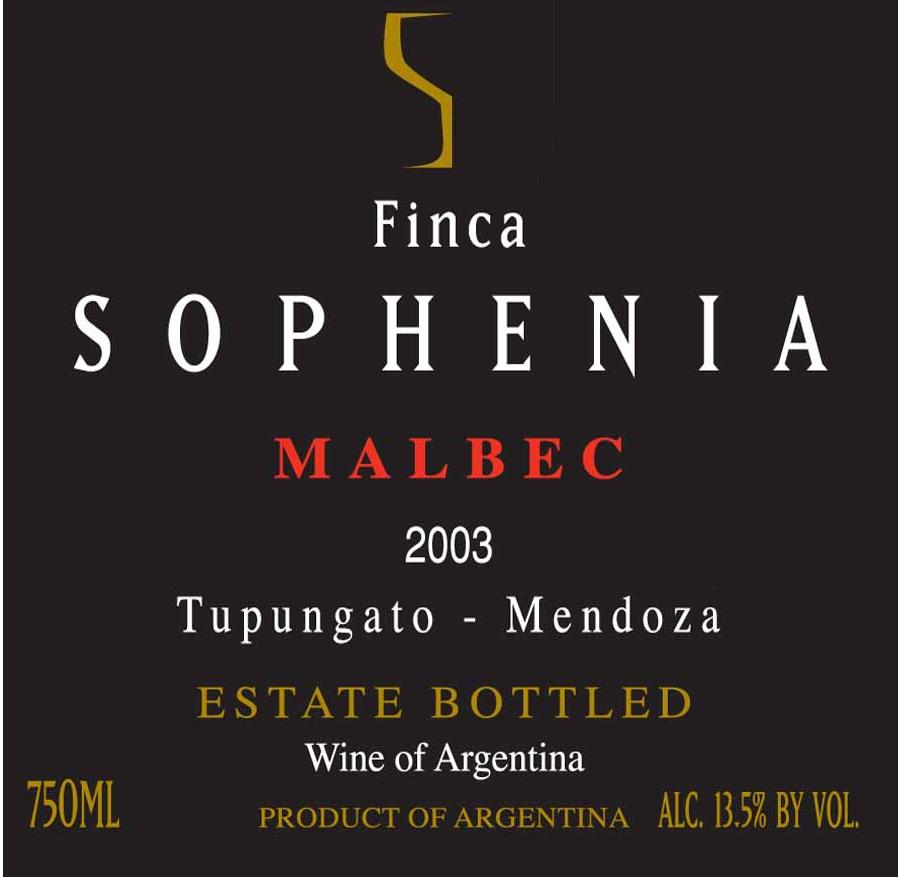 索菲亚马尔贝克干红Finca Sophenia Malbec