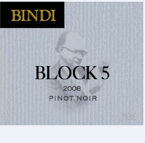 宾迪5号黑皮诺干红Bindi Block Five Pinot Noir