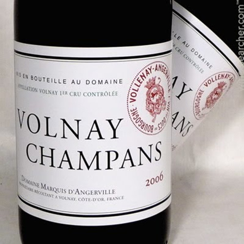 安杰维勒侯爵酒庄沃尔奈干红Domaine Marquis d'Angerville Volnay Champans