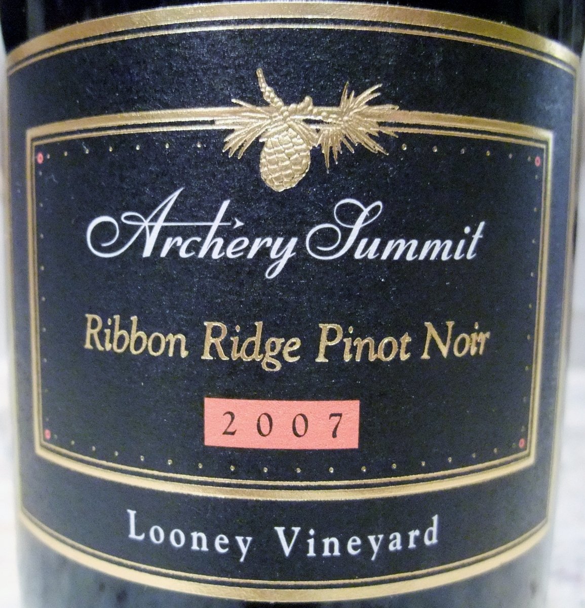 艾翠斯鲁尼园黑皮诺干红Archery Summit Looney Vineyard Pinot Noir