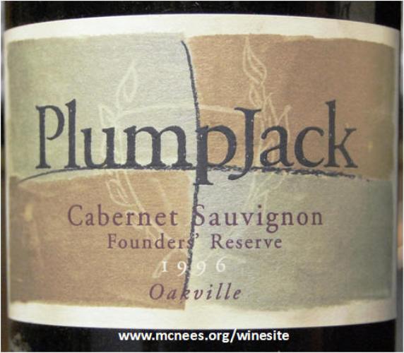 胖杰克创办珍藏赤霞珠干红PlumpJack Founder's Reserve Cabernet Sauvignon