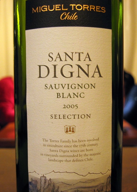 智利桃乐丝圣迪娜精选长相思干白Miguel Torres Santa Digna Sauvignon Blanc Selection