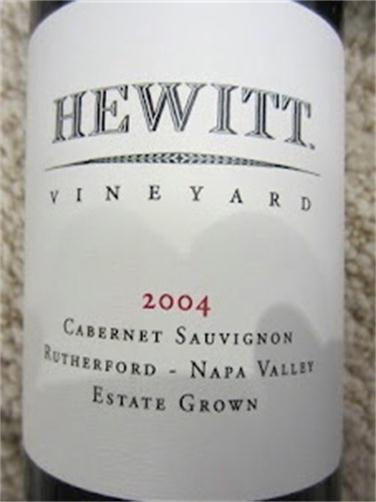 翰威特赤霞珠干红Hewitt Vineyard Cabernet Sauvignon