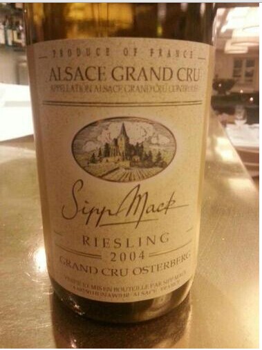 西普麦克阿尔萨斯奥斯特伯格雷司令干白Domaine Sipp Mack Alsace Riesling Osterberg