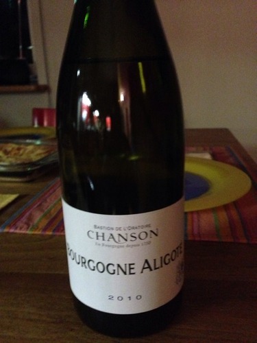 香颂勃艮第阿里高特干白Chanson Pere & Fils Bourgogne Aligote