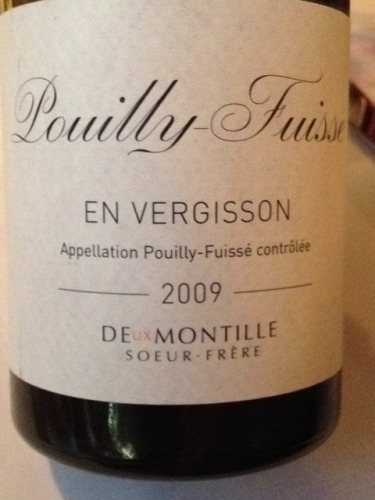 双德蒙蒂普伊-富赛维吉森干白Maison Deux Montille Soeur et Frere Pouilly-Fuisse En Vergisson