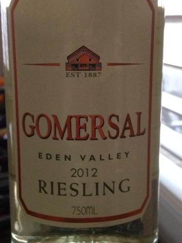 高莫索雷司令干白Gomersal Riesling