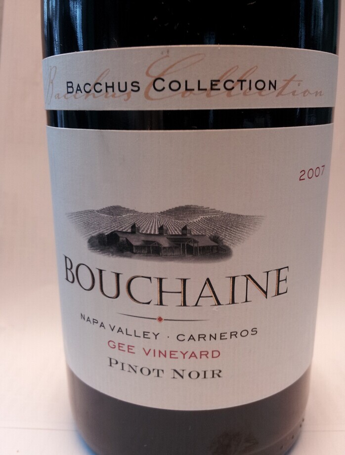 波尔金酒神巴克斯精选马园黑皮诺干红Bouchaine Bacchus Collection Gee Vineyard Pinot Noir