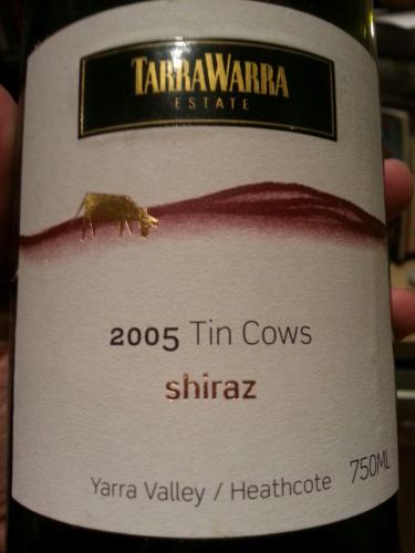 泰拉若拉奶牛西拉干红TarraWarra Estate Tin Cows Shiraz