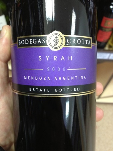 克罗塔西拉干红Bodegas Crotta Syrah