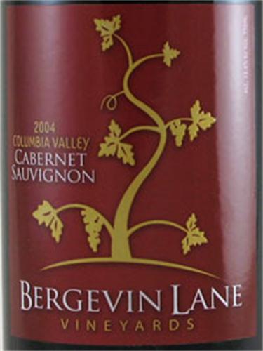 伯格瑞莲娜赤霞珠干红Bergevin Lane Vineyards Cabernet Sauvignon