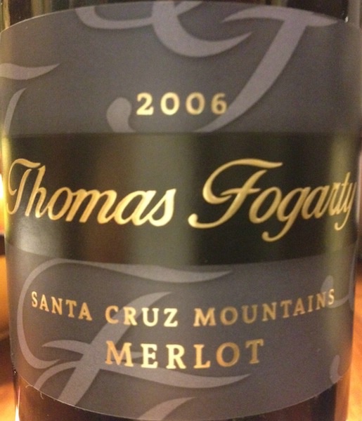 托马斯福格蒂梅洛干红Thomas Fogarty Merlot