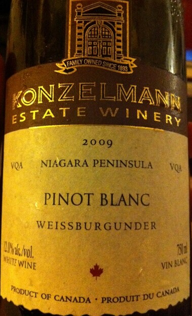 Konzelmann Estate Winery Pinot Blanc