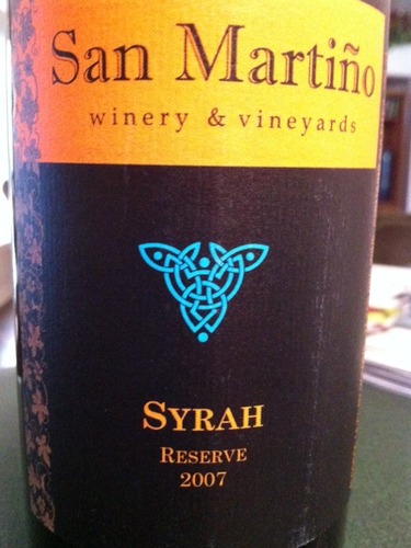 圣马丁诺珍藏西拉干红San Martino Winery Reserve Syrah