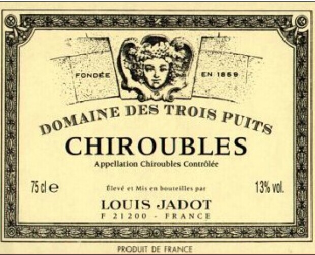 路易亚都希露薄勒普维特干红Louis Jadot Chiroubles Domaine des Trois Puits