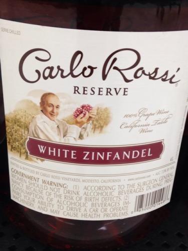 加州乐事珍藏白仙粉黛桃红Carlo Rossi Reserve White Zinfandel