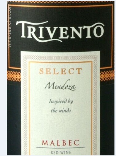 风之语精选马尔贝克干红Trivento Select Malbec