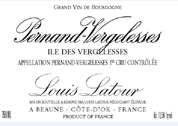 路易拉图韦热莱斯园干红Louis Latour Ile des Vergelesses