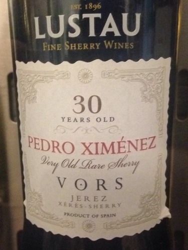 卢士涛VORS30年陈酿佩德罗一希梅内斯雪利酒Lustau VORS 30 Year Old Pedro Ximenez Sherry