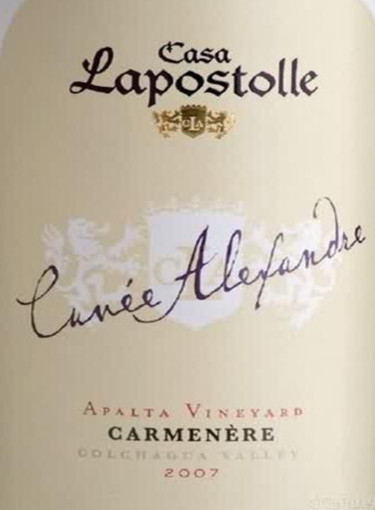 拉博丝特亚历山大佳美娜干红Casa Lapostolle Cuvee Alexandre Carmenere