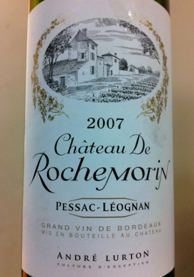 先哲安祖路登园长相思干白Chateau de Rochemorin Vignobles Andre Lurton Sauvignon Blanc