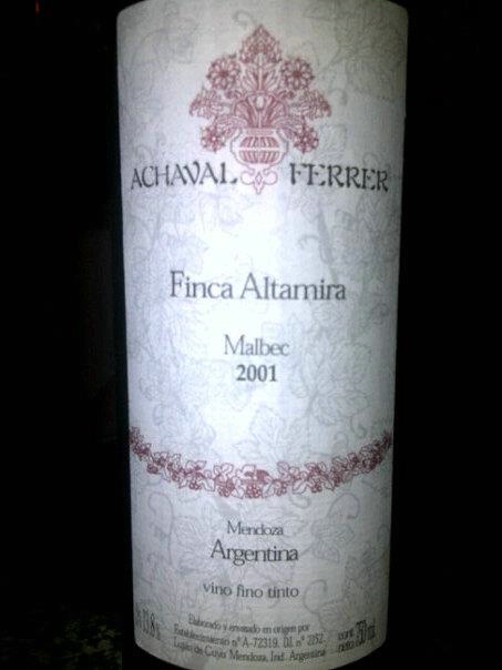 菲丽芬卡阿尔塔米拉马尔贝克干红Achaval Ferrer Finca Altamira Achaval Ferrer Finca Altamira Malbec