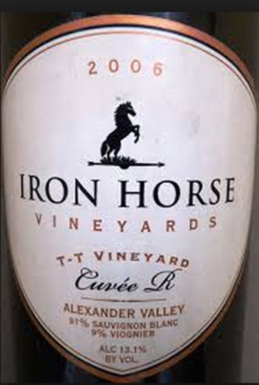 铁马T-T特酿R干白Iron Horse T Bar T Vineyard Cuvee R