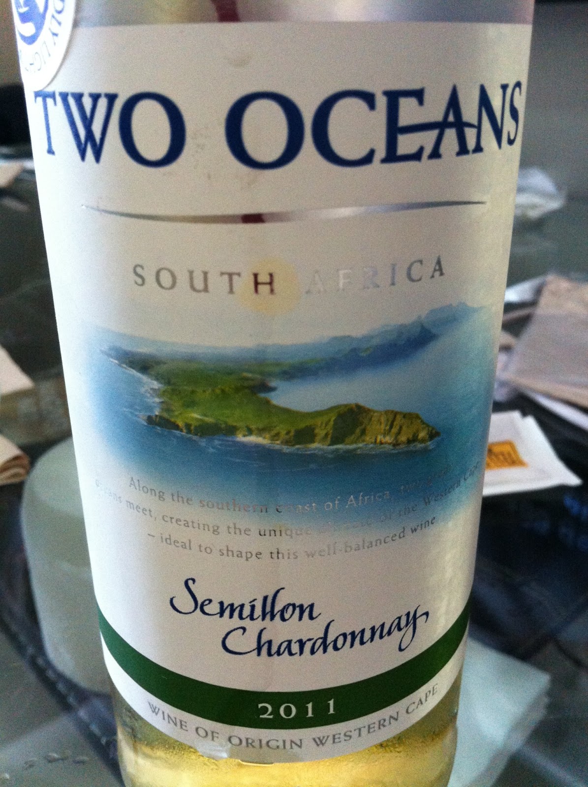 双洋霞多丽干白Two Oceans Chardonnay