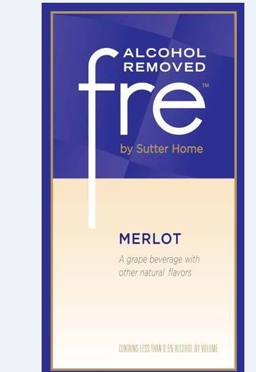 舒特家族费醇移除梅洛干红Sutter Home Fre Alcohol Removed Merlot