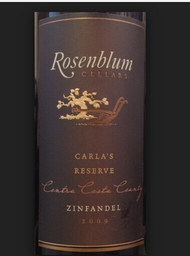 罗森布拉姆凯拉珍藏仙粉黛干红Rosenblum Cellars Carla's Reserve Zinfandel