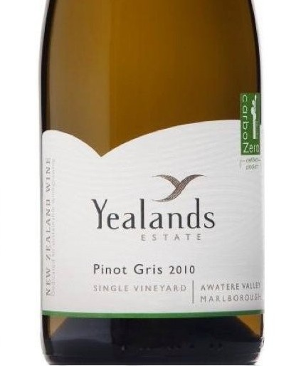 叶兰兹庄园单一园灰皮诺干白Yealands Estate Single Vineyard Pinot Gris