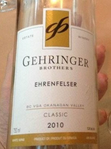 格林德兄弟茵伦芬瑟白Gehringer Brothers Estate Winery Ehrenfelser