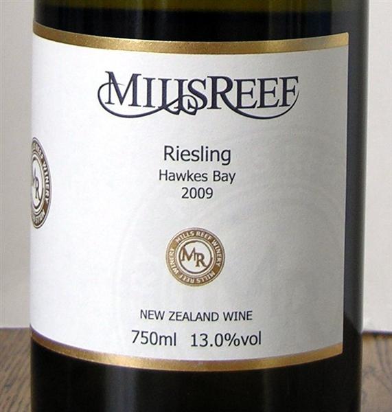 米尔瑞福雷司令干白Mills Reef Riesling