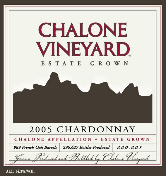 查龙酒庄酒堡生长霞多丽干白Chalone Vineyard Estate Grown Chardonnay