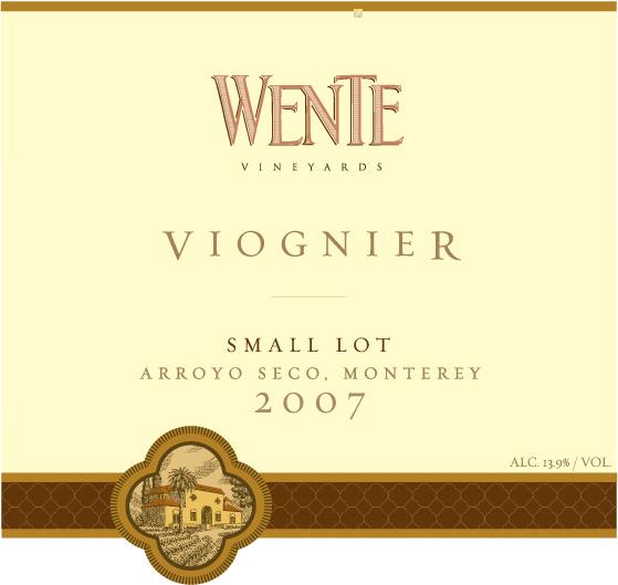 威迪小批量维欧尼干白Wente Vineyards Small Lot Viognier