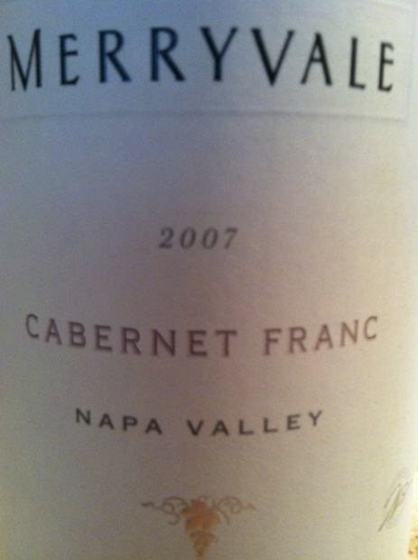 美莉酒庄品丽珠干红Merryvale Cabernet Franc