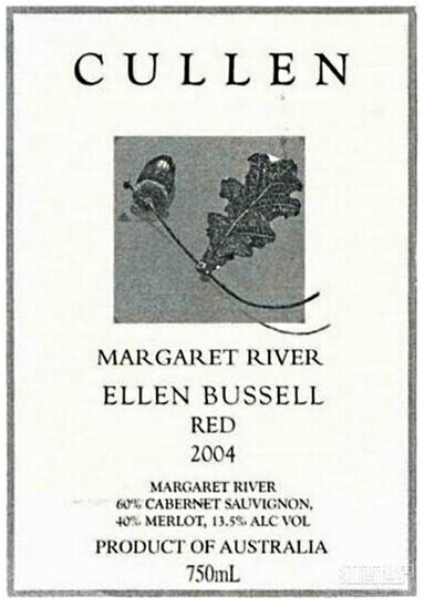 库伦艾伦布塞尔混酿干红Cullen Ellen Bussell Red