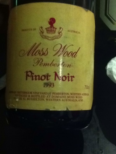 慕丝森林潘伯顿园黑皮诺干红Moss Wood Pemberton Vineyard Pinot Noir