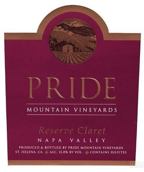傲山珍藏克莱干红Pride Mountain Vineyards Reserve Claret