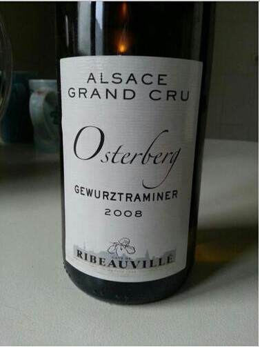 利伯维列奥斯伯琼瑶浆甜白Cave de Ribeauville Osterberg Gewurztraminer