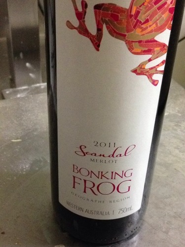 奔琪蛙绯闻梅洛干红Bonking Frog Scandal Merlot