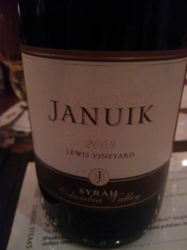 杰克尼路易斯园西拉干红Januik Lewis Vineyards Syrah