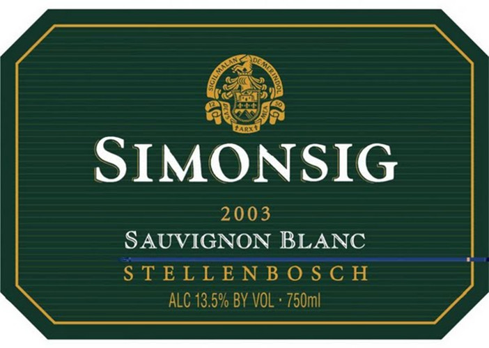 诗梦得太阳鸟长相思干白Simonsig Sunbird Sauvignon Blanc